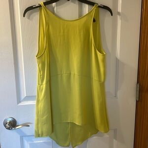 BCBG silk sleeveless blouse